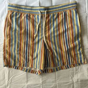 J. Crew Colorful Striped Swim Shorts